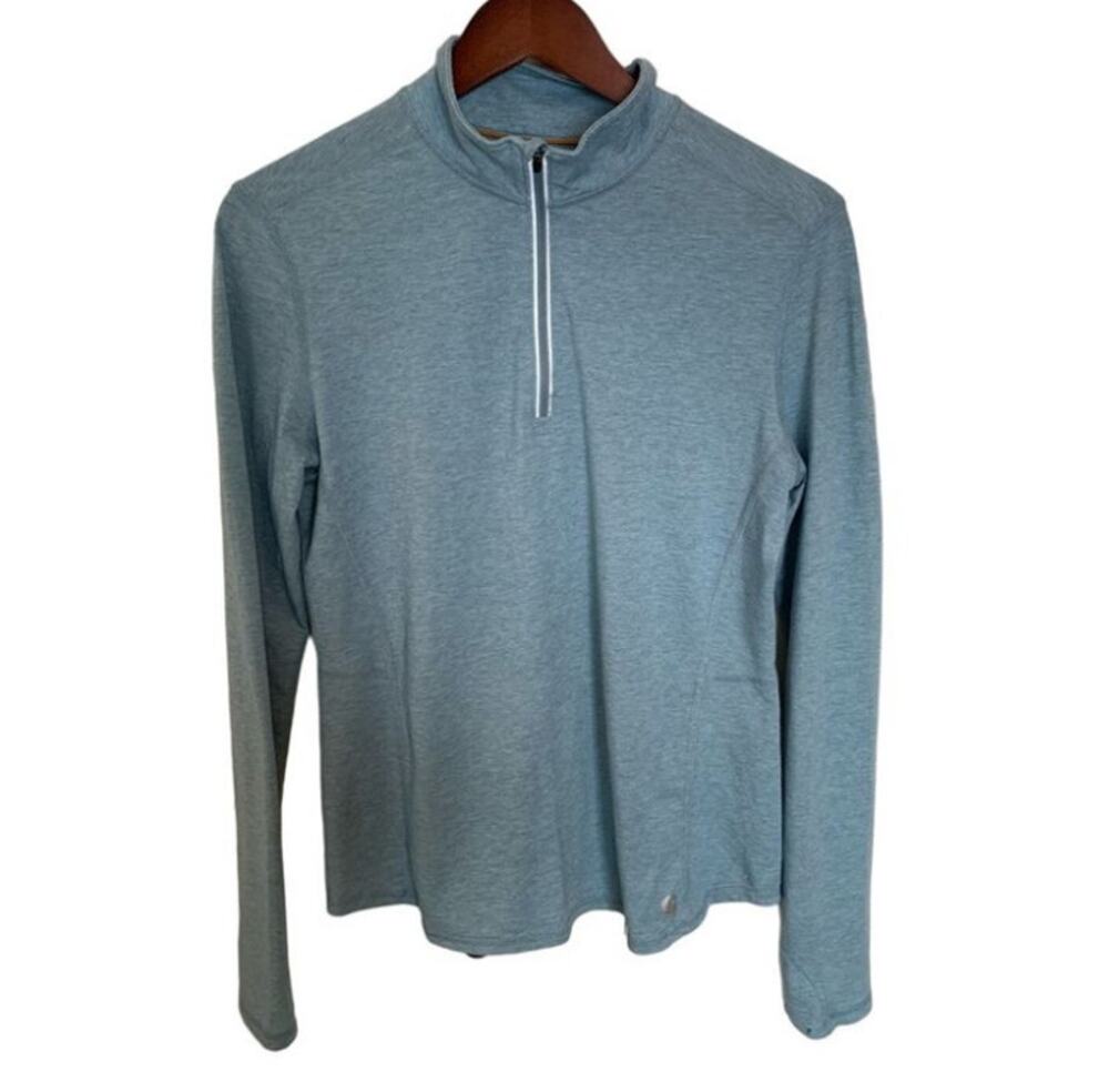 Carhartt Force quarter zip pullover blue size medium 8-10 euc